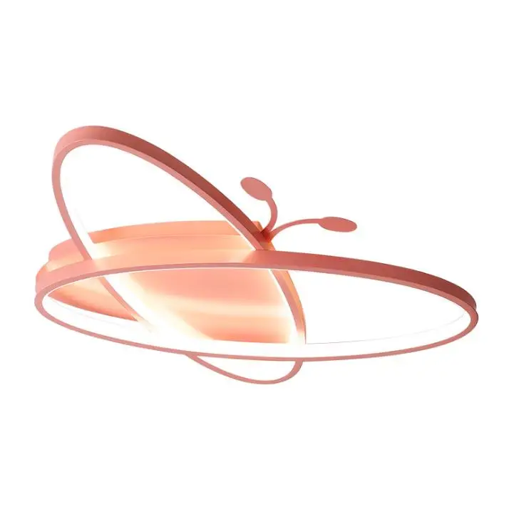 Современная люстра с мультяшным рисунком потолочный светильник розового и