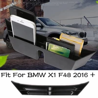 lapetus central storage pallet container box frame cover trim accessories interior fit for bmw x1 f48 2016 2021 plastic