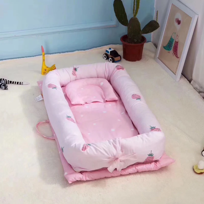 

Переносная детская кровать, Складная Многофункциональная кроватка для новорожденных, многофункциональный манеж, можно стирать