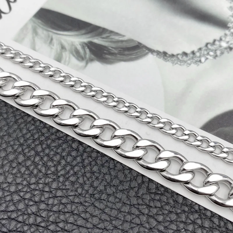 Цепочка кубинская водонепроницаемая подарочное ожерелье из нержавеющей стали