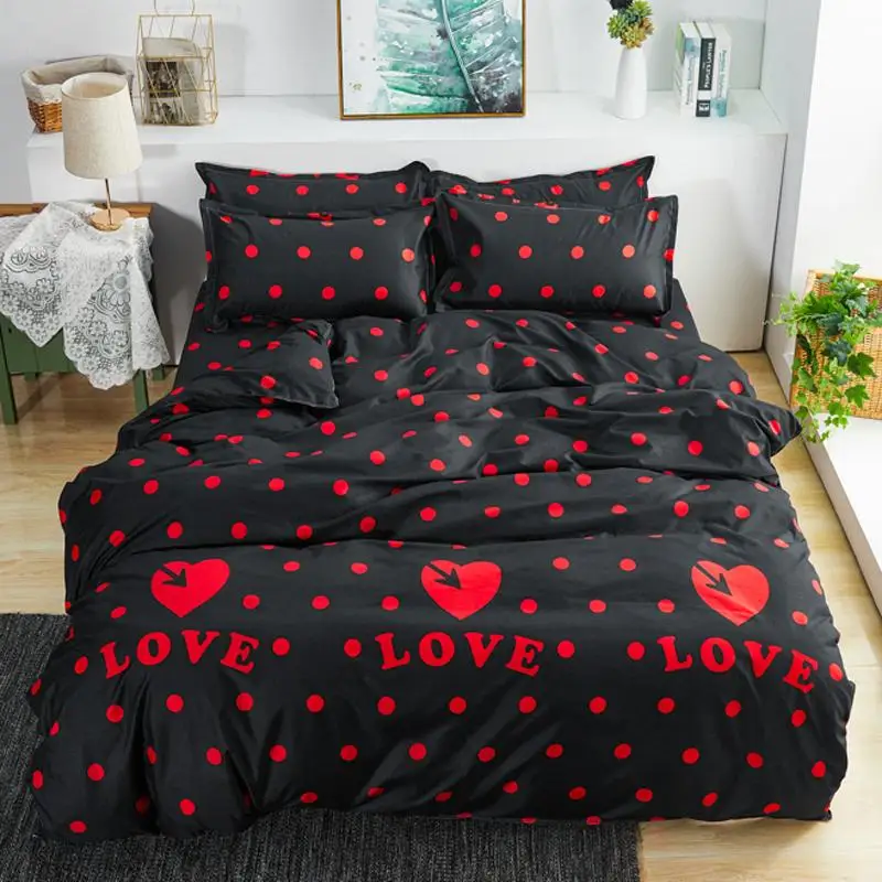 56 домашний текстиль постельное белье Подушка Чехол плоский лист с изображением