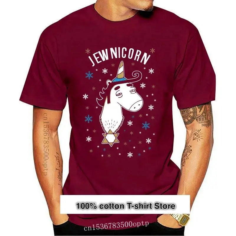 

Camiseta feliz de hanukka, Jewnicorn, hanukka, серого цвета, праздничный подарок, Top de mujer