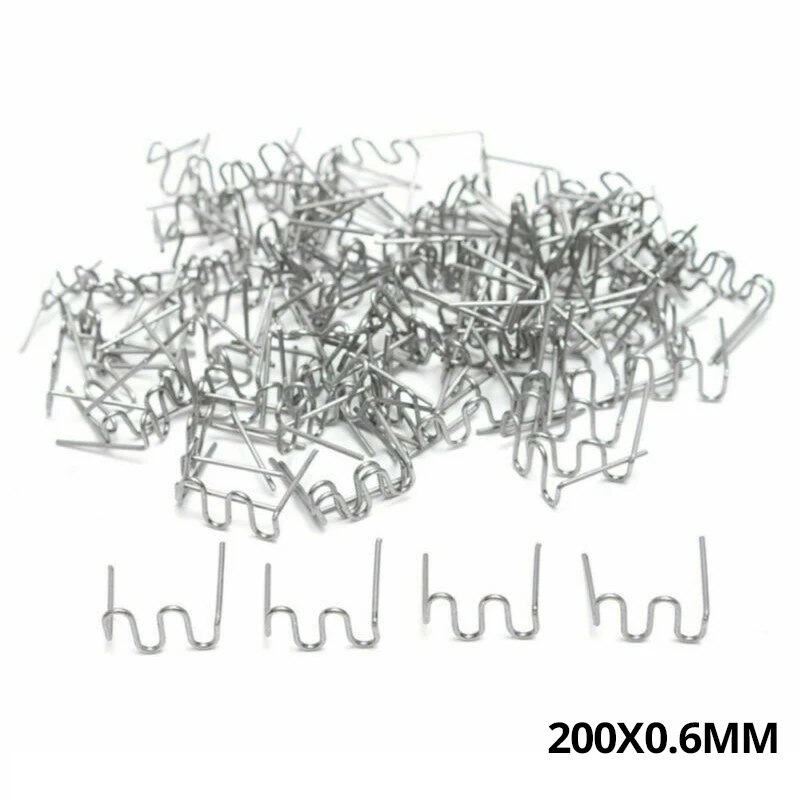 Сварочные скобы в стиле S 200 шт. 0 6 мм стиль для ремонта автомобильного бампера