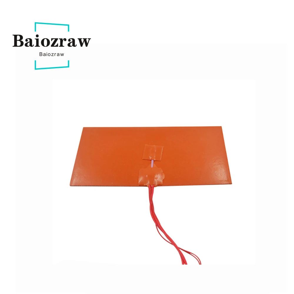 Силиконовый Нагревательный элемент 280x380 мм нагреватель для 3D принтера