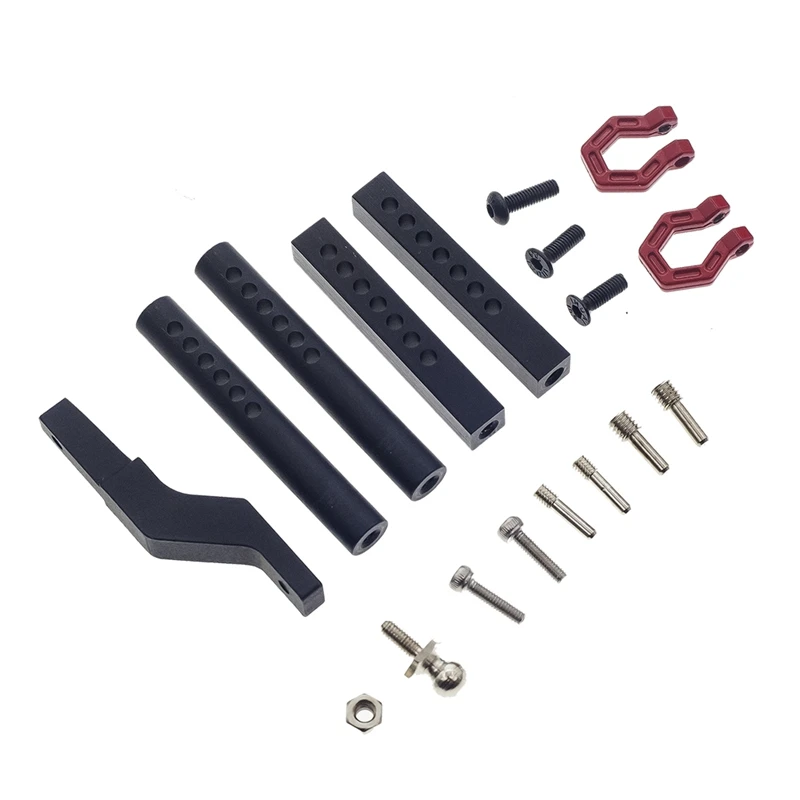 

Metal Crashproof Rear Bumper Rescue Trailer Hook & Mount Set for RC Car Truck TRX-4 Axial SCX10 II 90046