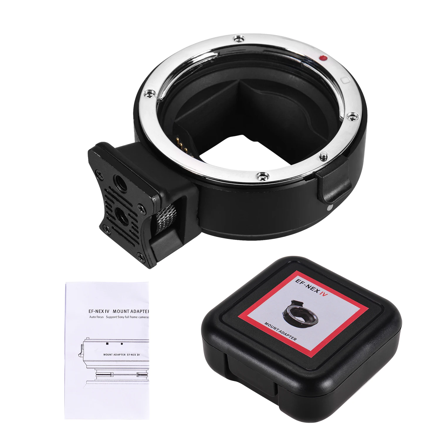 

Andoer EF-NEX IV Canon EF/EF-S Mount Lens Sony A7/A7R/A7S/A5000/A6000 NEX E Mount Full Frame