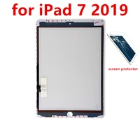 10 2 new screen for ipad 7 2019 touch digitizer assembly with adhesive a2197 a2200 a2198 replacement partsblack white