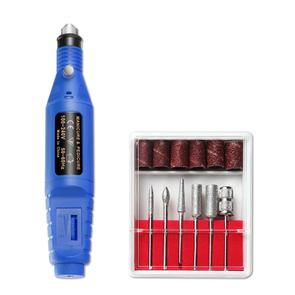 

TXD Mini Electric Nail Machine with Polishing Head Professional Electric Nail Peeling and Polishing Nail Machine
