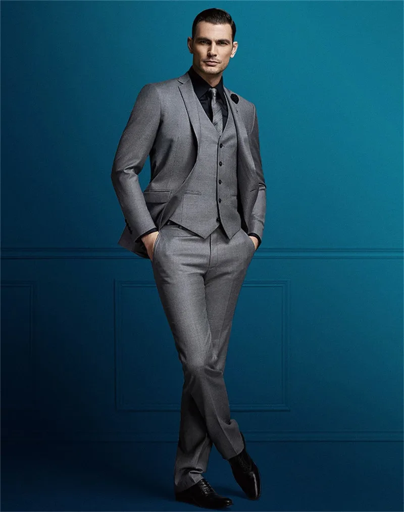 Picture style 25 Новейший дизайн пальто брюки зеленый мужской костюм Slim Fit 3 шт. смокинг стильные костюмы для жениха на заказ Выпускной вечерние Блейзер Terno - Цвет: Picture style 25