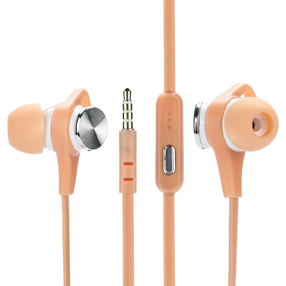 Ouhaobin проводные наушники 3 5 мм стерео наушники-вкладыши с микрофоном гарнитура