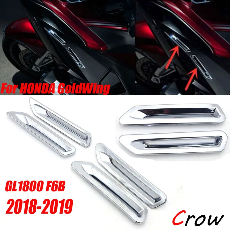 

Motorcycle chrome decorative cover radiator slot decorative strip For Honda Goldwing GL 1800 GL1800 2018 2019 F6B 2018 2019