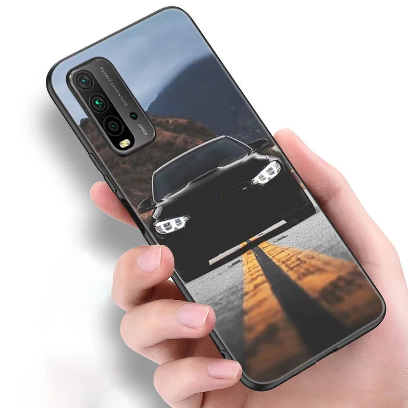 Cool Sports car Silicone Phone Case For Xiaomi Redmi Note 11 10 9 8 Pro 11T 10T 10S 9S 8T 9 9A 9C 9T Black Soft Cover Coque