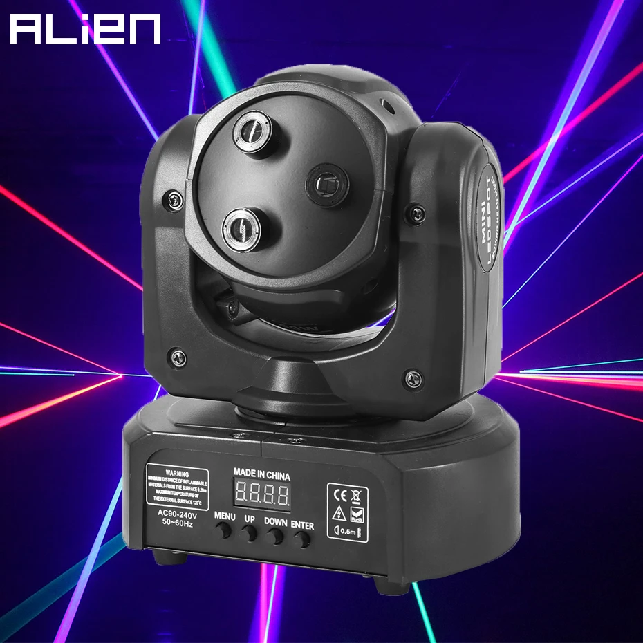 ALIEN RGB устройство сканирования пучка движущаяся головка DMX 512 лазерный
