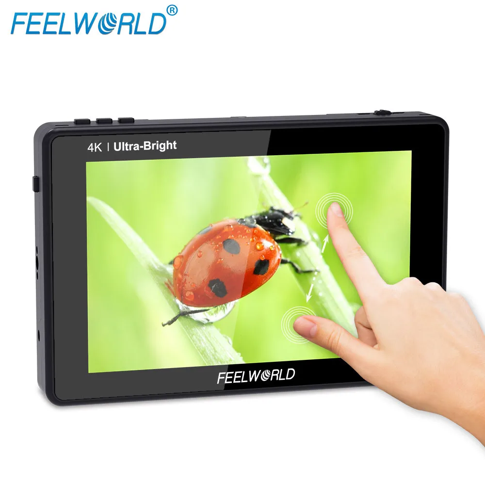7 дюймовый 3D LUT сенсорный экран FEELWORLD LUT7S монитор формы волн 3G SDI 4K HDMI DSLR камера