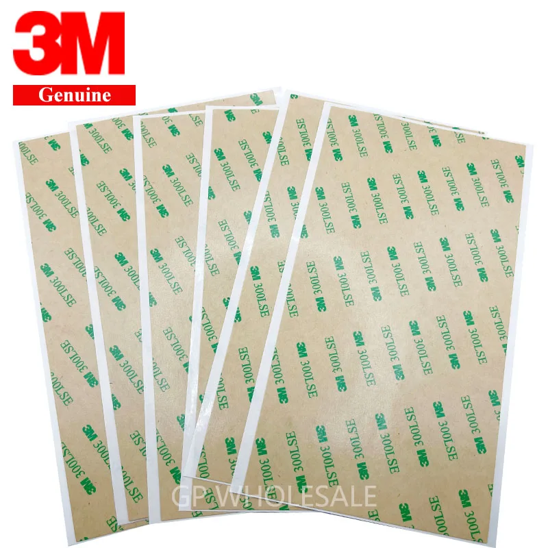 

6x (100mm*200mm) Super Strong Adhesion Two Sides Sticky Sticker for iphone ipad Cell Touch Screen Frame LCD 3M 9495LE 300LSE