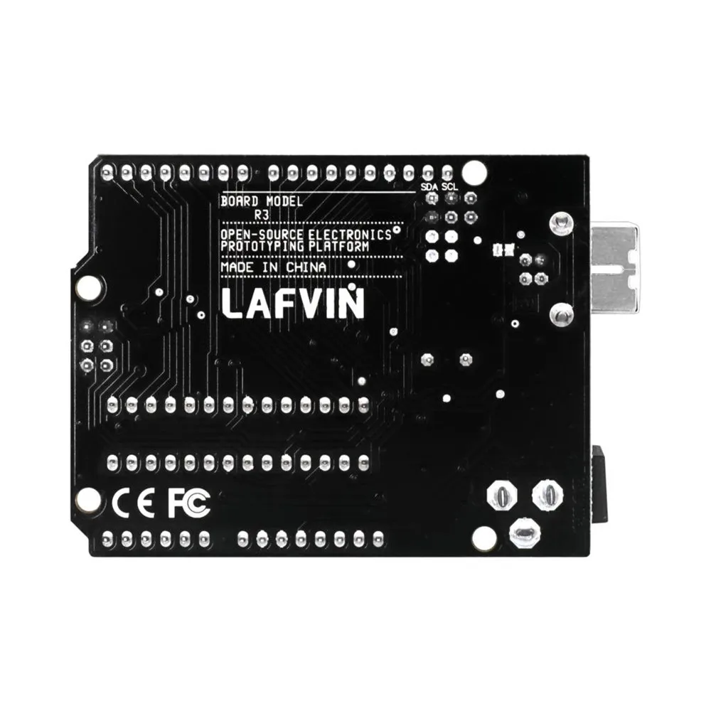Макетная плата LAFVIN для UNO R3 ATmega328P ATMEGA16U2 с USB кабелем Arduino|Аксессуары