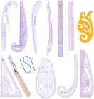 13 шт.компл., французская кривая швейная линейка, многофункциональные швейные инструменты, режущая линейка, образец одежды, метрический стержень