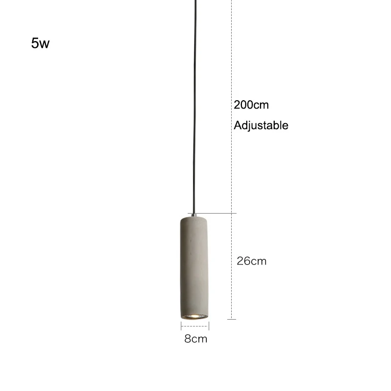 Современные подвесные светильники промышленная лампа бетонный цементный