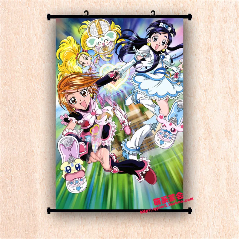 Аниме Pretty Cure Precure Minazuki Karen &amp молочная Роза Aono Miki Pine Peach домашний Декор настенный
