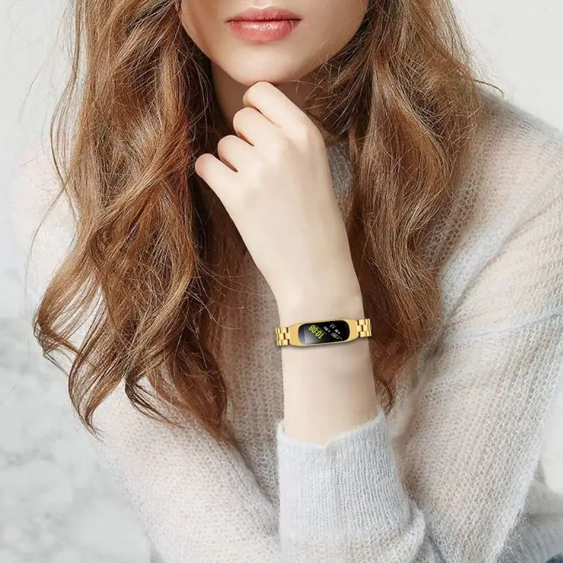 Ремешок из нержавеющей стали для samsung Galaxy fit-e SM-R375, Миланский Браслет, ремешок для часов, сменный металлический сетчатый Браслет