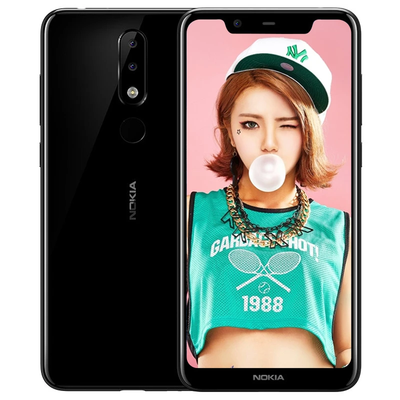Смартфон Nokia X5 Android 9 4 ГБ 64 5 86 дюйма Helio P60 8 3060 мАч фронтальная камера Мп задняя 13 МП +