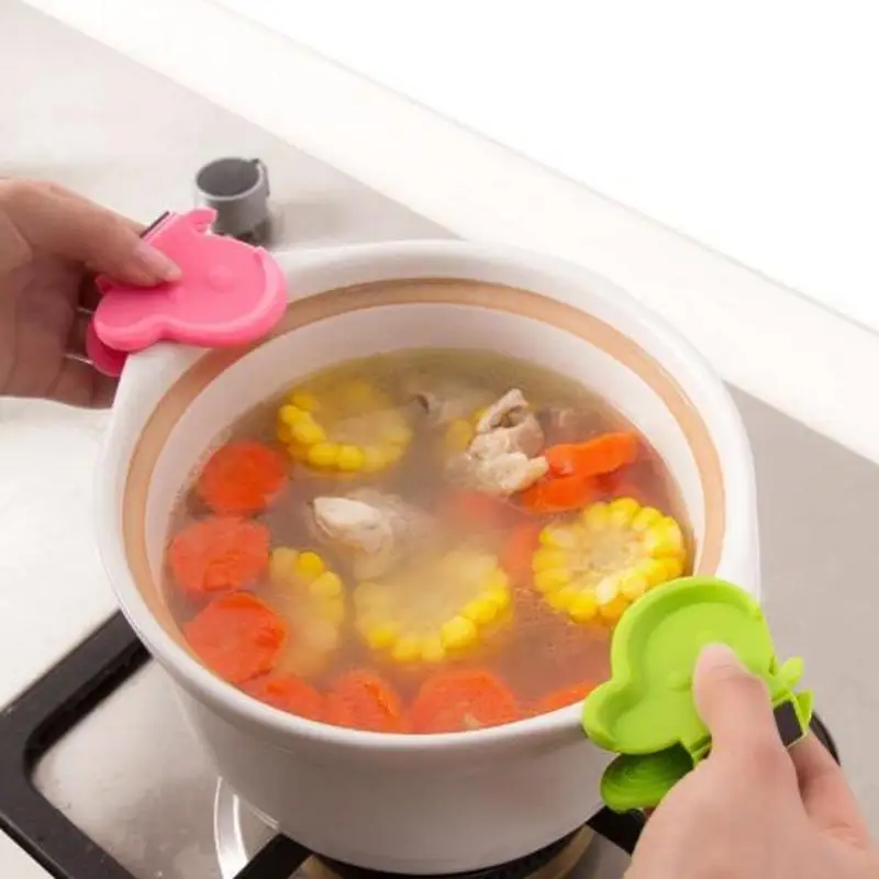 1 шт. силиконовые перчатки для микроволновой печи 6 цветов печь теплоизоляционные