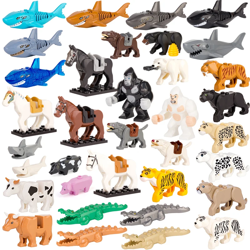 Одиночный продавать лес животный мир зоопарк фигуркы игрушки мультфильм