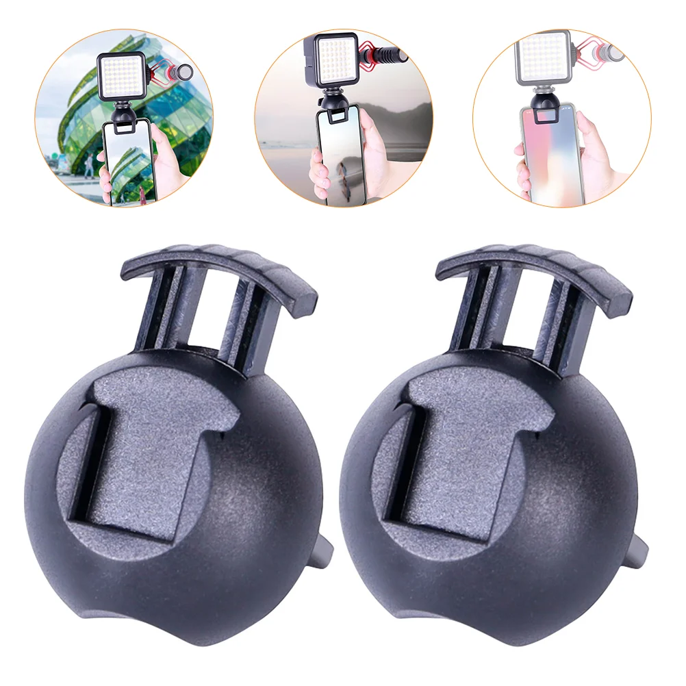 

2Pcs Practical Filling Light Phone Clips Useful Video Light Phone Clamps