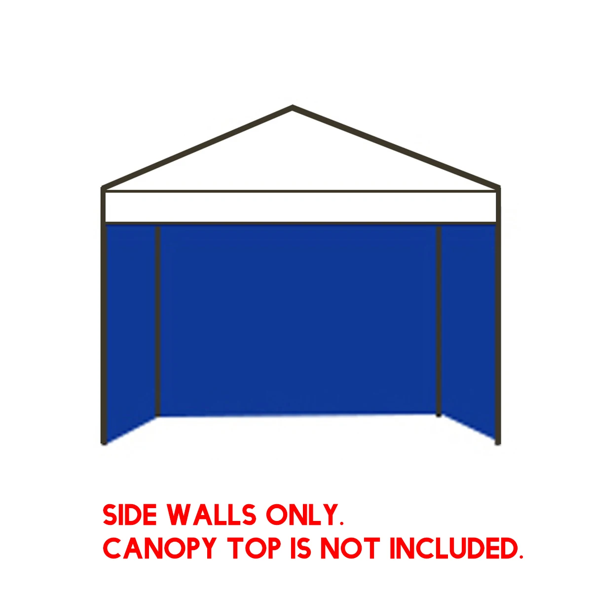 Вечерние палатки из ткани Оксфорд 3x3 м односторонние боковые стенки