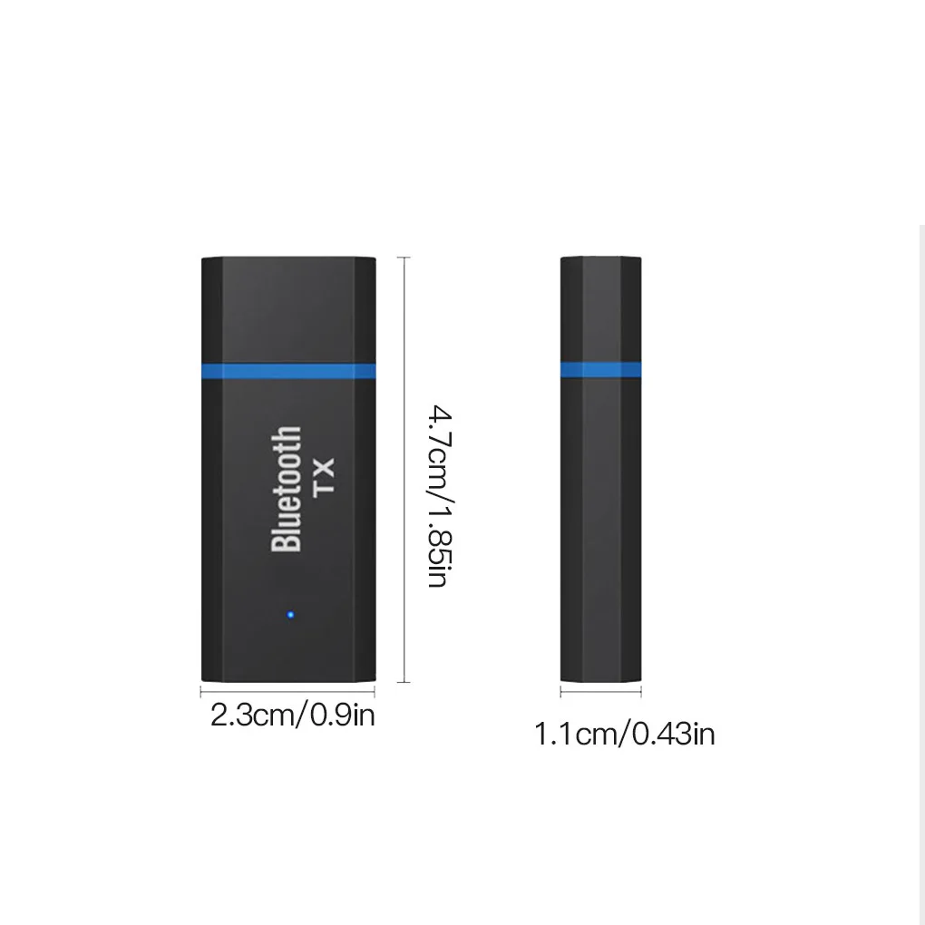 

Bluetooth Audio Adapter Computer TV Music Stereo Wireless Audio Transmitter USB 3.5mm Aux Port