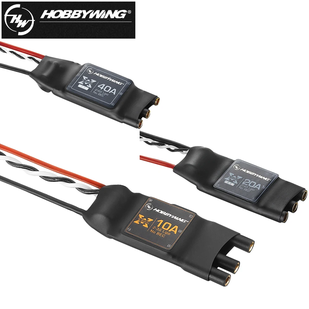 Hobbywing XRotor 20A/40A бесщеточный контроллер скорости без BEC OPTO ESC для радиоуправляемого