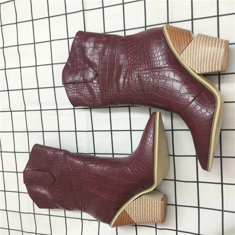 2020 Роскошные желтые ботильоны цвета фуксии женские белые ботинки в стиле ретро