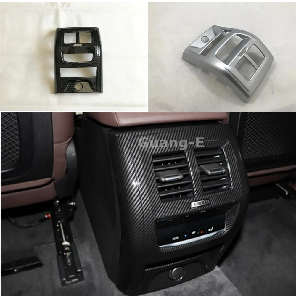 

High Quality Armrest Storage Trim ABS Chrome Rear Air Conditioning Outlet Vent For BMW X3 XDrive 25i 28i 30i 2018 2019 2020 2021