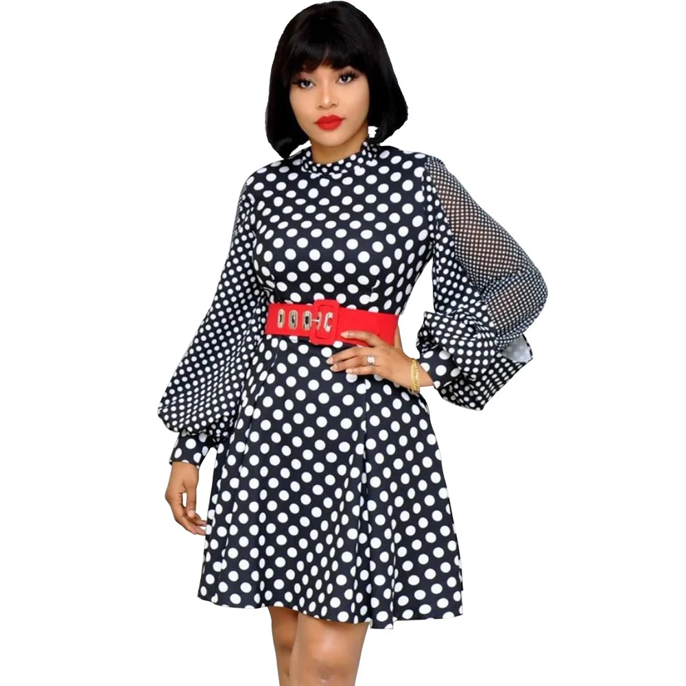 LISM элегантное женское платье с высоким воротом и длинным рукавом а силуэт