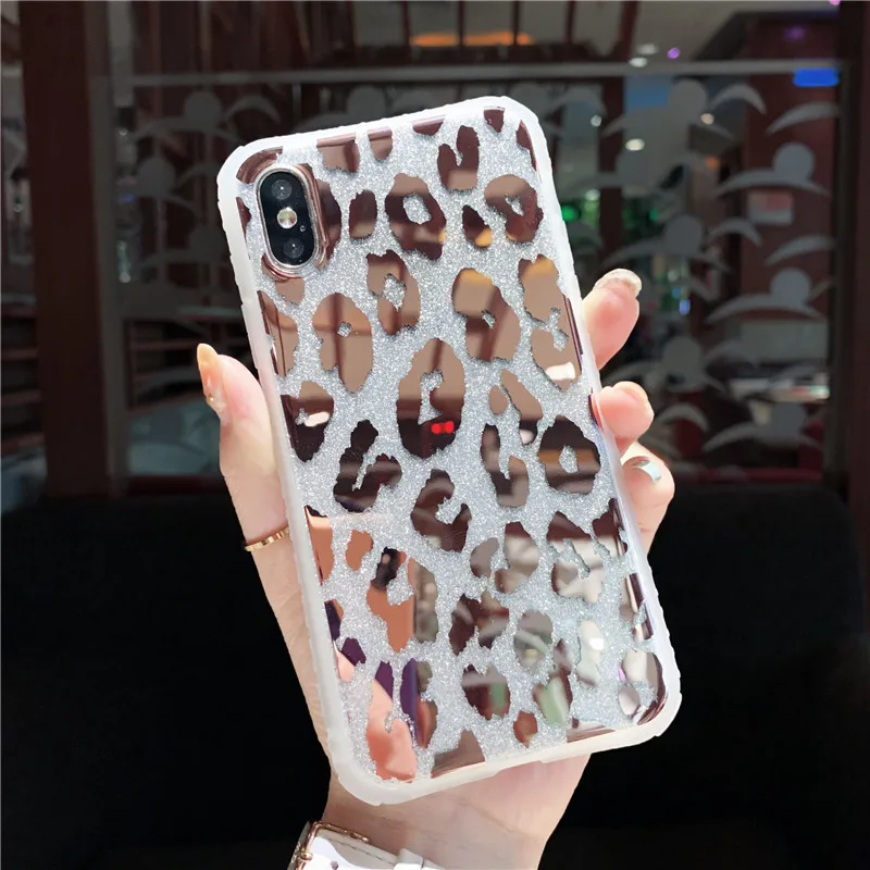 Модный Роскошный чехол для телефона с леопардовым принтом iphone 12 mini 11 Pro XS Max X XR 8 7