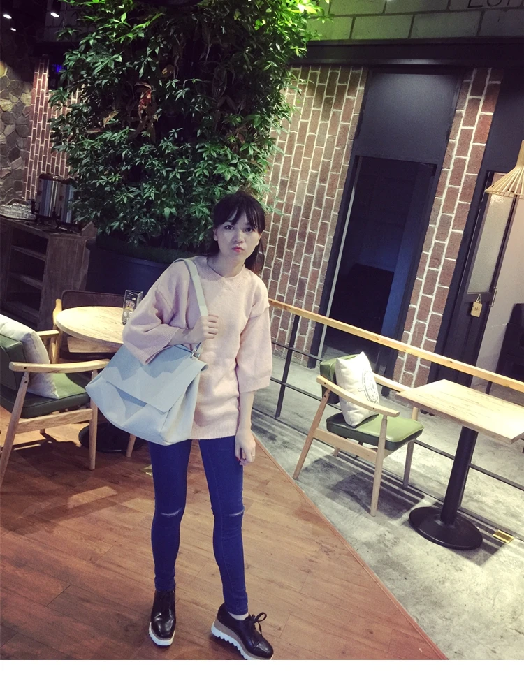 Простые Модные женские сумки,, личи, ПУ кожа, одноцветные, большая вместительность, Корейская новинка, Ulzzang, Дамская дорожная Сумочка для покупок, женская сумка