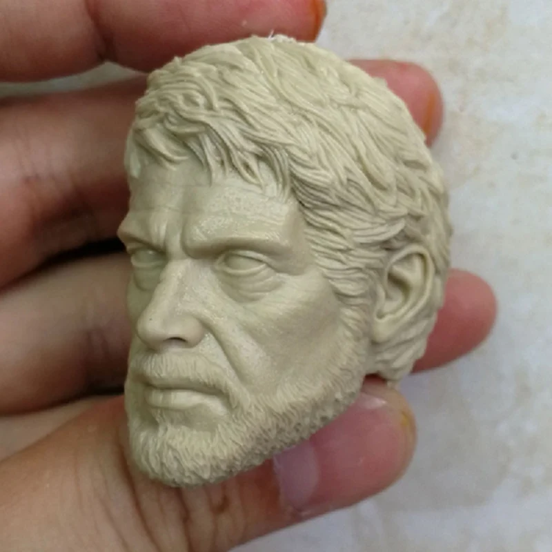 1/6 масштаб The Last Of US голова Джо Джоэла резьба по голове модель Неокрашенная