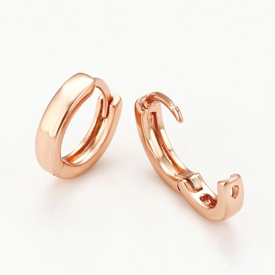 Золотистые серьги MxGxFam для женщин гладкий стиль лидер продаж Aliexpress не содержит