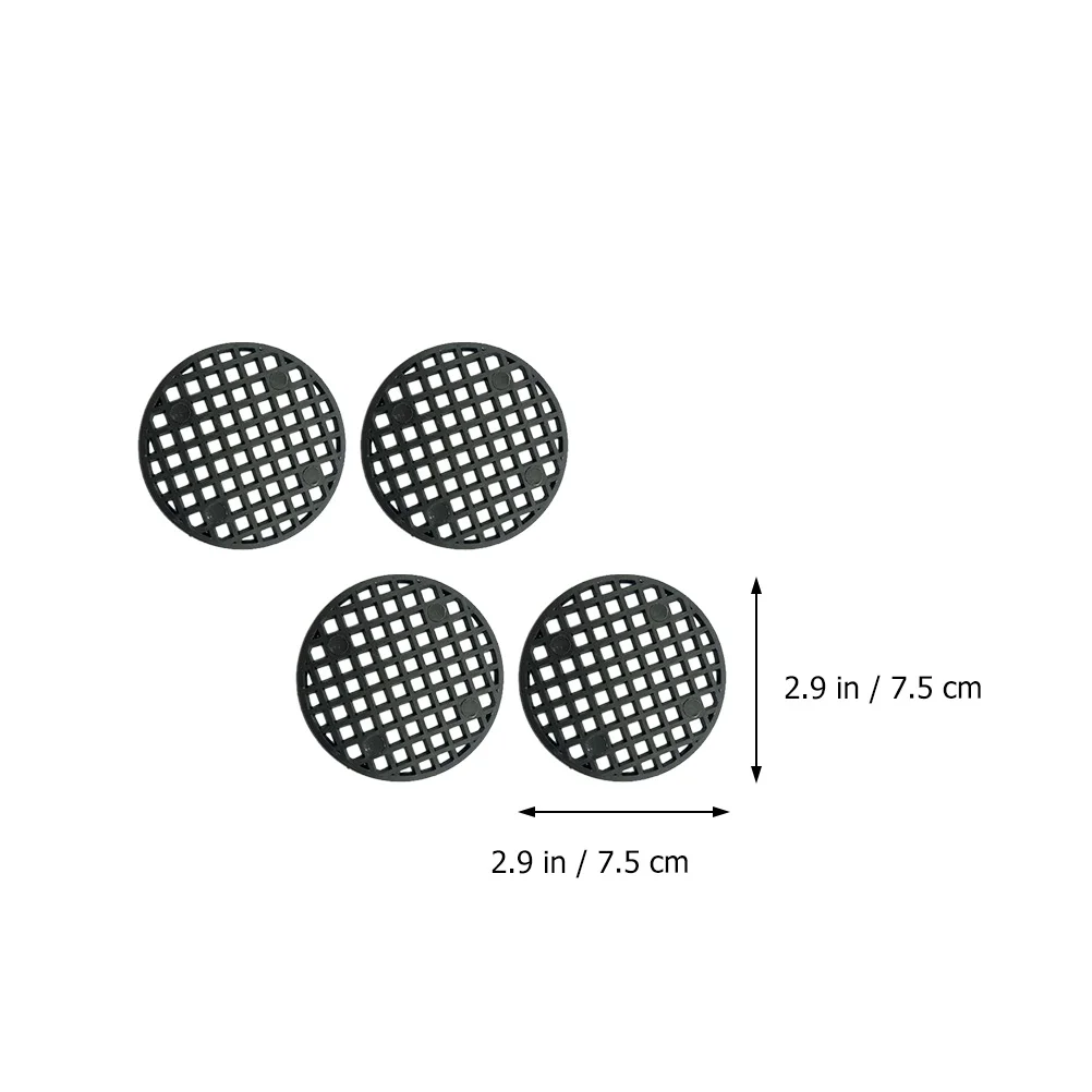 

1 Set 36 Pcs Plastic Flowerpot Gasket Anti-Leakage Grid Bottom Hole Insect-Proof Net Potted Breathable Drainage Grid Mat