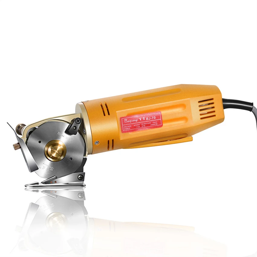 

DC220V 170W Handheld Round Blade Electric Scissors Fabric Cloth Textile Cotton Cutter Cloth Cutting Machine Tailor Tool