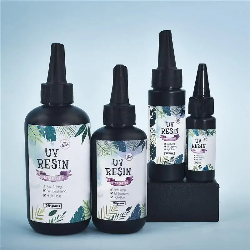 

Твердая искусственная самодельная быстроотверждающаяся УФ-прозрачная смола для изготовления ювелирных изделий ручной работы клей быстро...