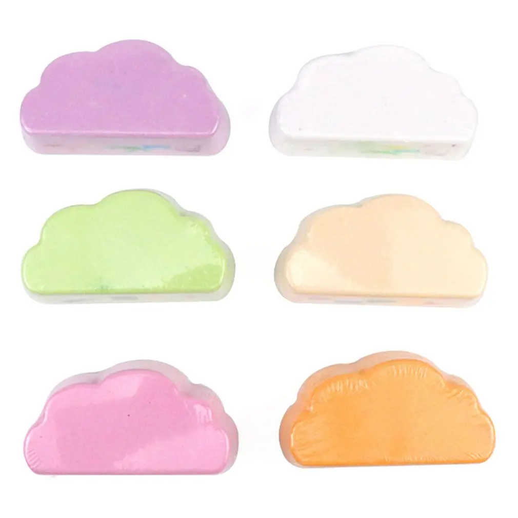 

Туалетное мыло облако соли увлажняющий, отшелушивающий очищения кожи пузырь Бомбочки для ванны Радужное мыло облако соли