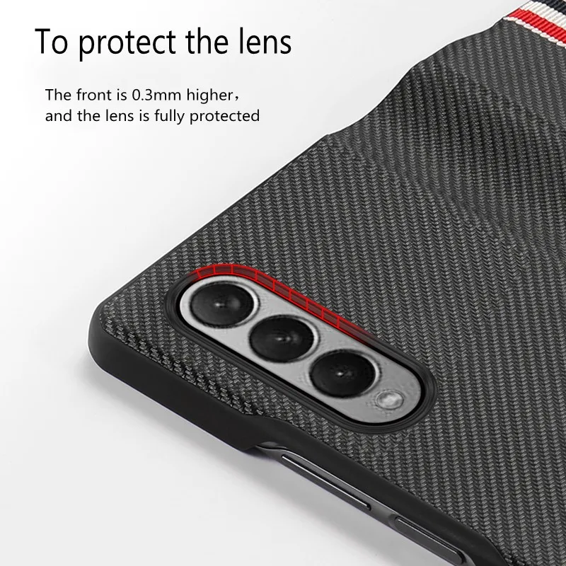 Z Fold 3 PU Leather Folding Flip Phone Case For Samsung Galaxy Z Fold 3 Fold2  5G Full Protector Case Cover
