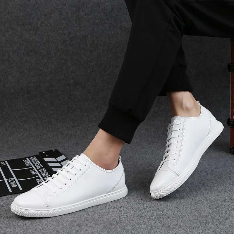 Мужская повседневная обувь лидер продаж Белая мужские уличные кроссовки из
