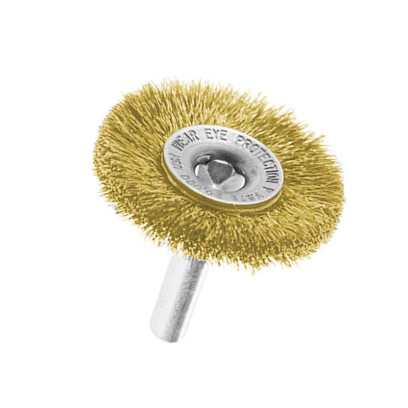 

Sturdy And Durable Long Service Life 2" Crimped Carbon Steel Wire Wheel Brush W/ 1/4" Shank For Die Grinder Or Drill