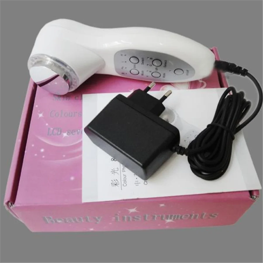 Beste Lichten 3Mhz Sonic Lifting Led Gezicht Lift Zorg. Skin Cleaner Photon Rimpel Remover.Facial Schoonheid Massager.Ultra Sonic 7