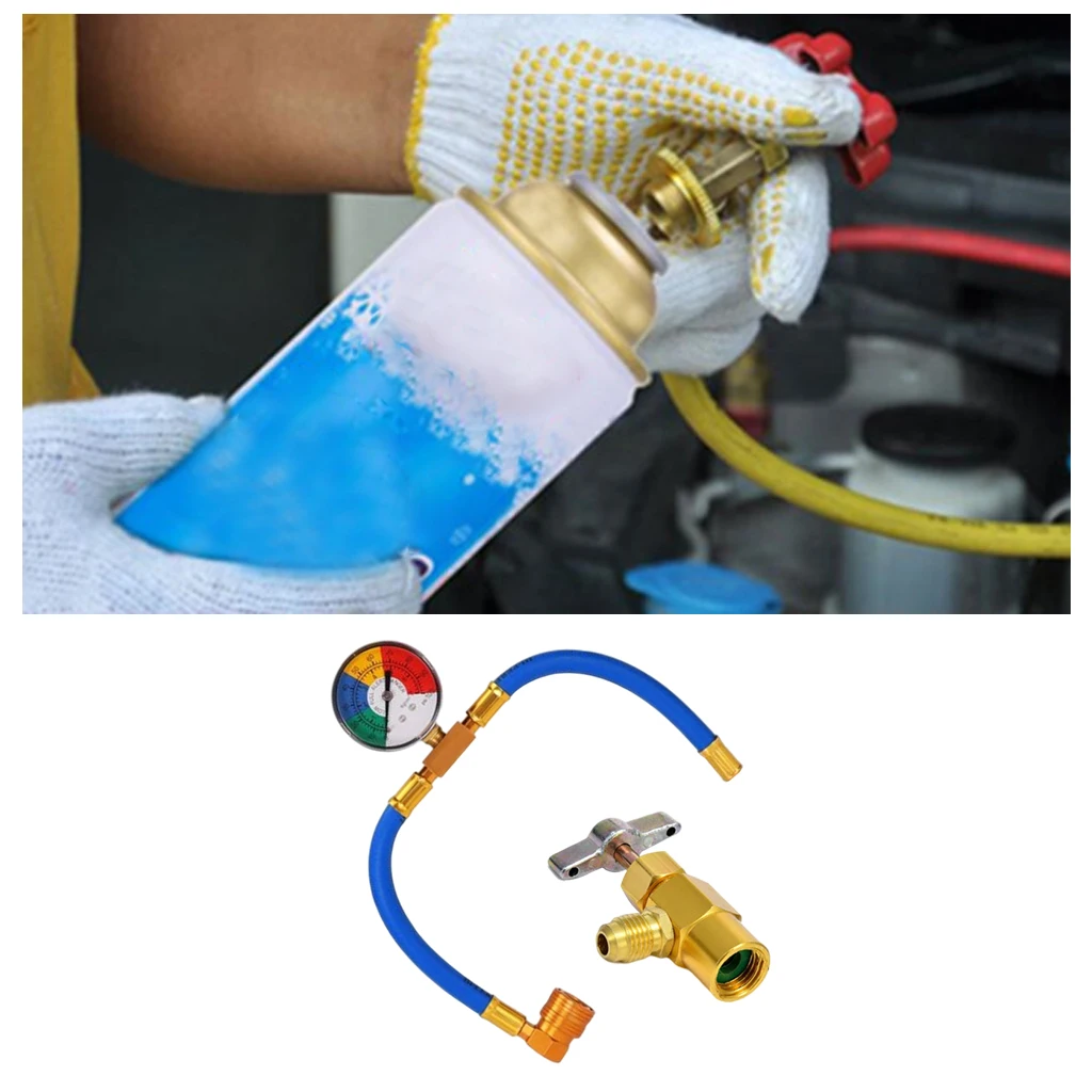 

R134A перезаряжаемый шланг в комплекте, автомобильный шланг переменного тока 1/2 ACME для автомобиля