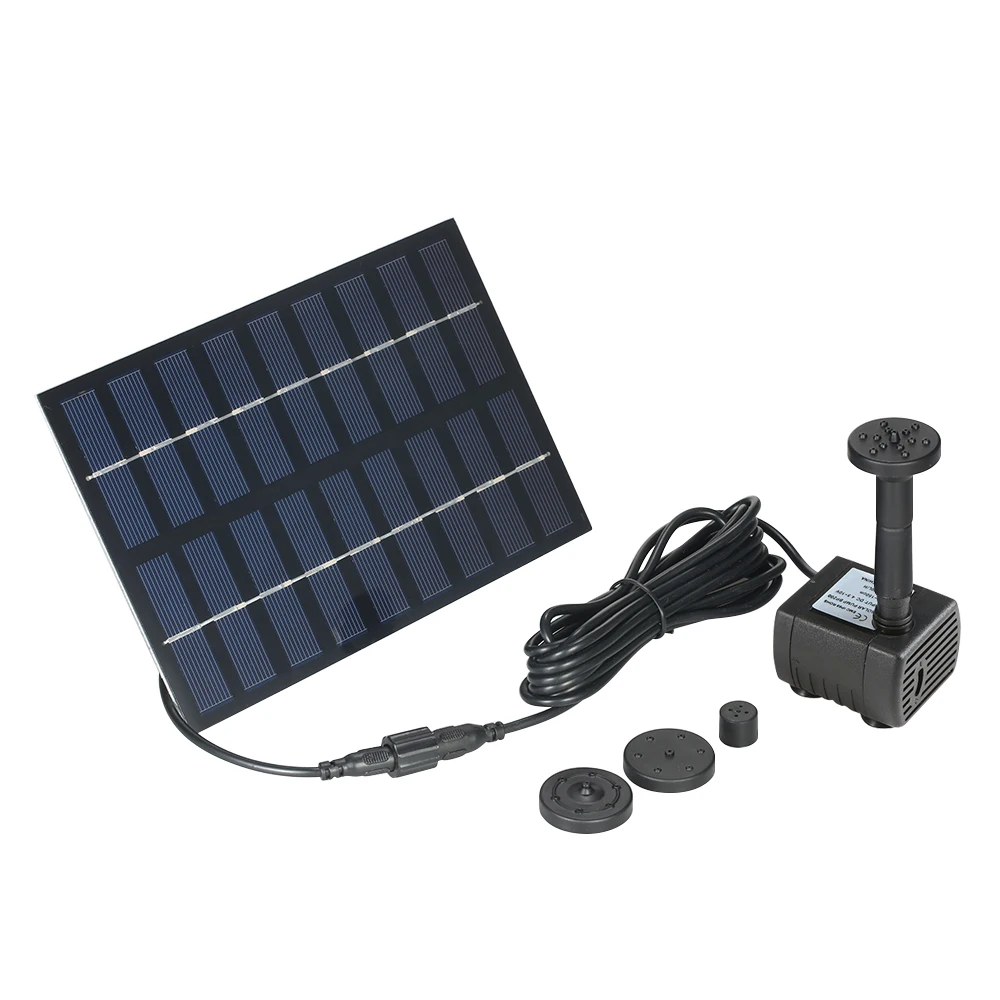 

Solar Water Fountain Pump Brushless Motor Solar Powered Water Pump for Garden Pool Bird Bath Solar Decoration Outdoor
