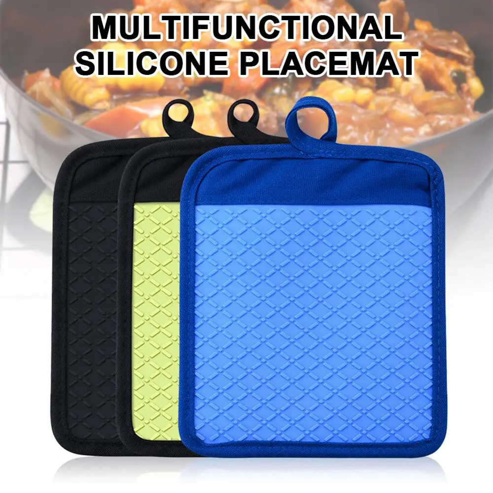 Многофункциональные силиконовые рукавицы для духовки нескользящие перчатки