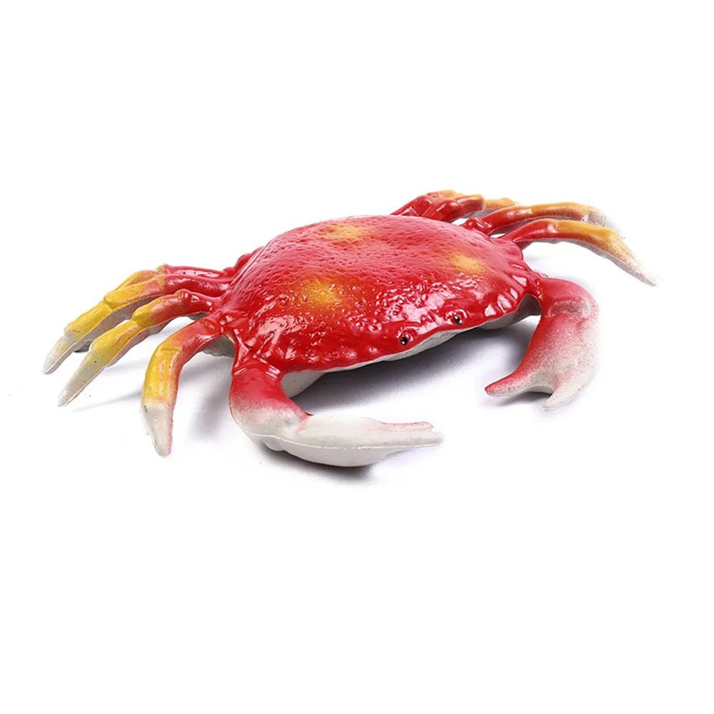 

1pcs 22cm*13.5cm plastic High imitation artificial crab model&artificial plastic fake simulated crab model